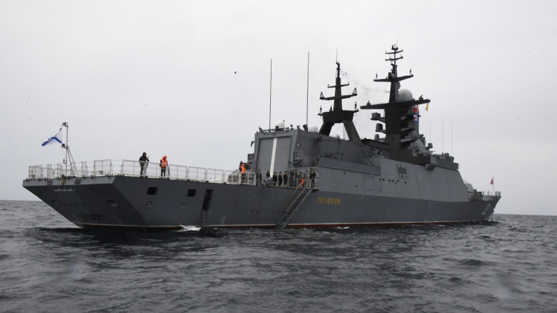 Отряд боевых кораблей ВМФ России прибыл в Китай