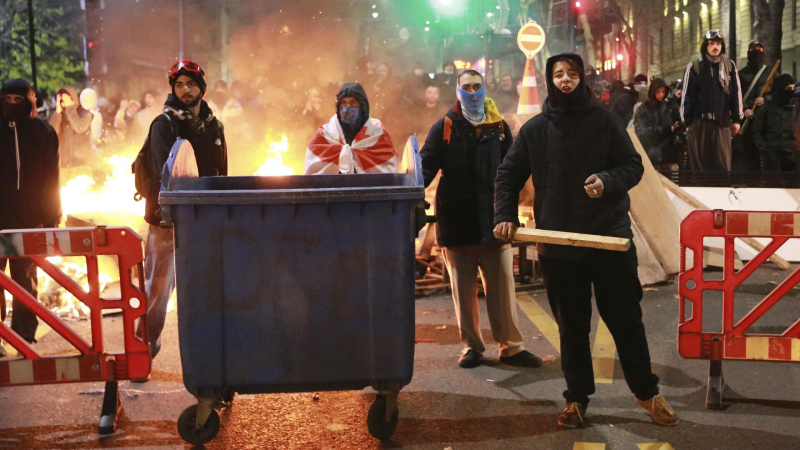В Грузии сообщили об иностранцах на акциях протеста